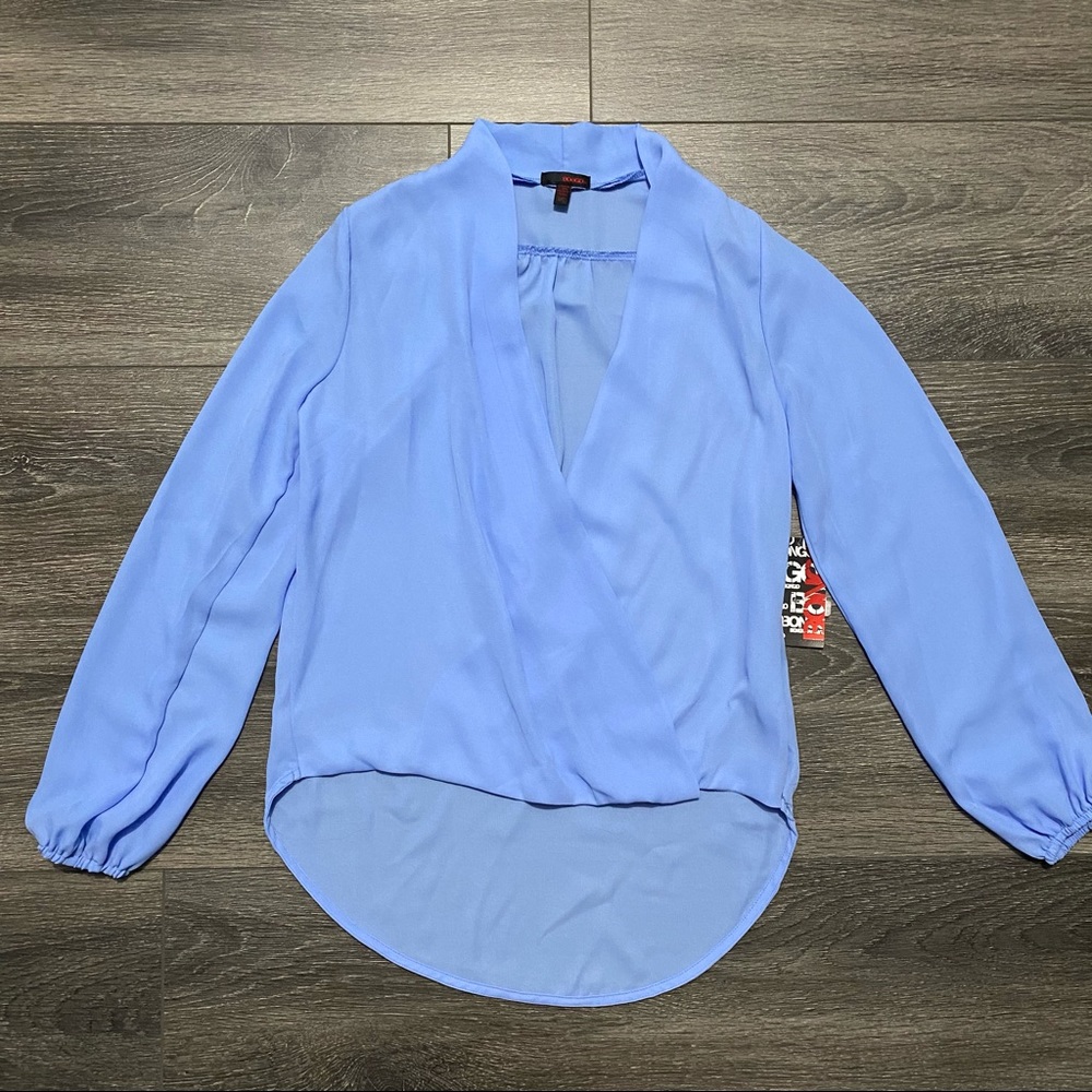 Flowy Periwinkle Blouse NWT